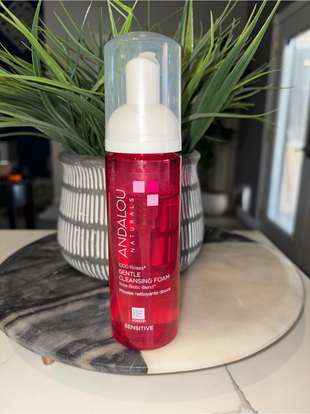 ANDALOU 1000 Roses Gentle Cleansing Foam — Pink
